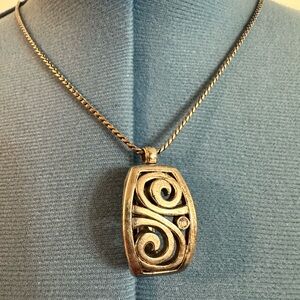 Brighton London Groove ID Lanyard Badge Clip Necklace